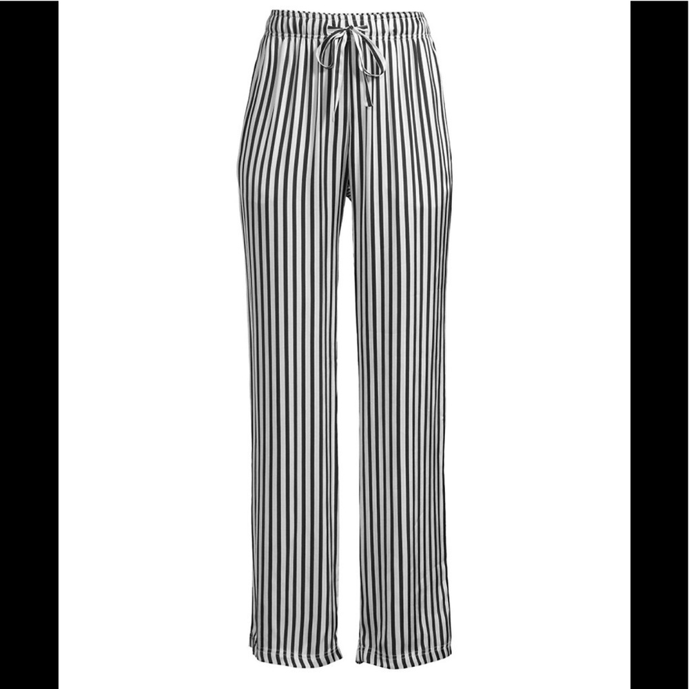 The Kooples Striped Wide Leg Pants